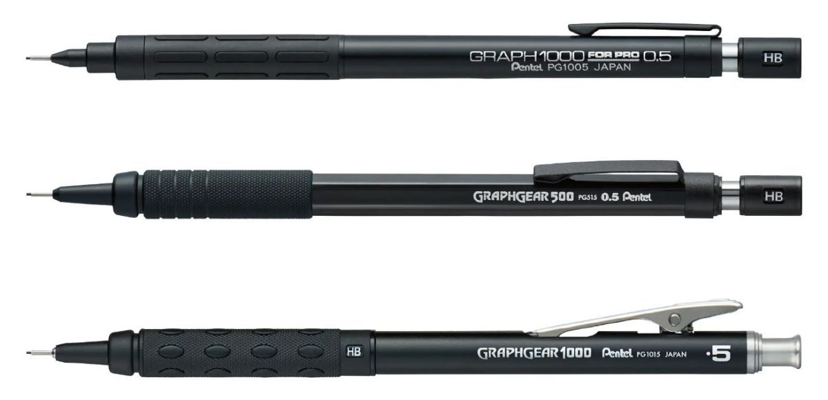 00
製図用シャープペンシル発売60周年記念黒ボディ限定3種