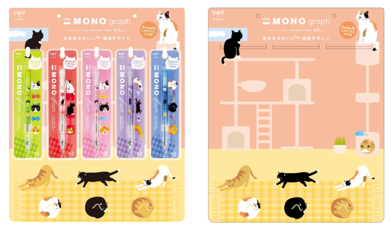 02
トンボ鉛筆 シャープペンシル モノグラフ限定猫柄
店頭ディスプレイ