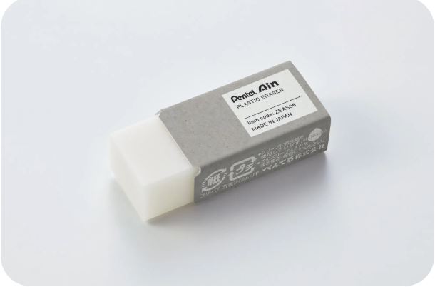 03
ぺんてる Pentel Ain消しゴム まとまるタイプ Designed for Modernity